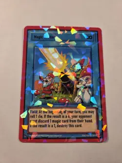 Magic Artillery 115/150 Ward Tcg Undead Invasion Holographic Foil Rare Card - Image 2