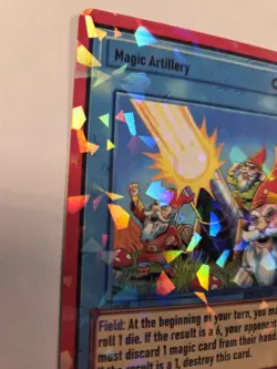 Magic Artillery 115/150 Ward Tcg Undead Invasion Holographic Foil Rare Card - Image 3