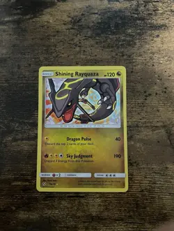 Pokemon TCG Shining Rayquaza Holo Rare Card Shining Legends - Image 2