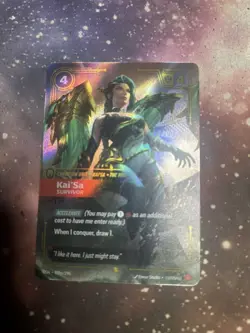 Kaisa card ALT ART 039a/298 Kai'Sa Survivor Riftbound Foil ENGLISH - Image 1