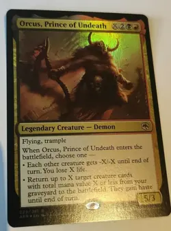 MtG Orcus, Prince of Undeath (AFR-229) Rare Foil English MINT - Image 1