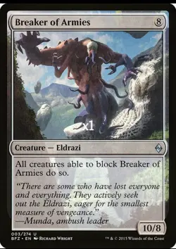 X 1 Breaker Of Armies NM BFZ 003 MTG Magic The Gathering - Image 1