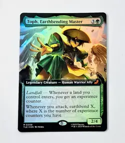 Toph Earthbending Master - Foil Extended Art NM Mythic MTG TLA TLE Avatar - Image 1