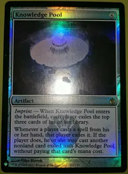 mtg magic knowledge pool FOIL ENGLISH mystery booster MB sauvoir de connaissance - Image 1