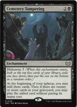 Cemetery Tampering Commander: Duskmourn: House of Horror 447 LP-NM - Image 1