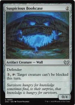 Suspicious Bookcase U Commander: Duskmourn: House of Horror 95 LP-NM - Image 1