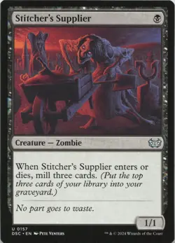 Stitcher's Supplier U Commander: Duskmourn: House of Horror 157 LP-NM - Image 1