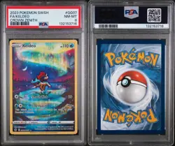 2023 POKEMON SWSH KELDEO FULL ART CROWN ZENITH PSA 8 GALARIAN GALLERY #GG07 - Image 3