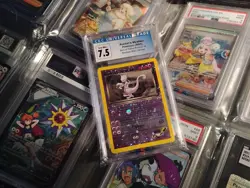 CGC 7.5 Rocket's Mewtwo Winner Stamp #8 Pokemon Best of Game - Image 1