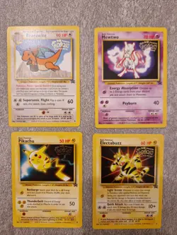 Pokemon First Movie Set x4 Black Star Promo Cards - Image 2