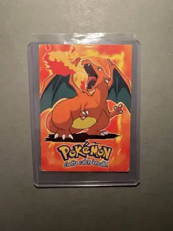 Topps Pokemon Charizard E6 of 12 Blue Logo Non-Holo TCG Rare Vintage Card - Image 1
