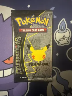 Pokemon Celebrations Booster Pack English Sealed 25th Anniversary - Image 1