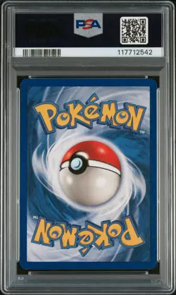 1999 POKEMON FOSSIL 1ST ED #60 GAMBLER PSA 8 - Image 2