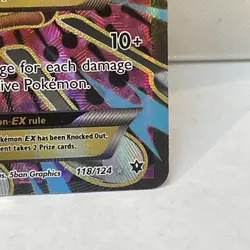 M Alakazam EX (Full Art) MEGA 118/124 Fates Collide 2016 Holo - NM - Pokemon TCG - Image 3