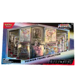 Pokemon TCG Prismatic Evolutions Premium Figure Collection Box New Sealed - Image 1