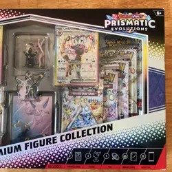 Pokemon TCG Prismatic Evolutions Premium Figure Collection Box New Sealed - Image 3