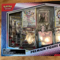 Pokemon TCG Prismatic Evolutions Premium Figure Collection Box New Sealed - Image 4