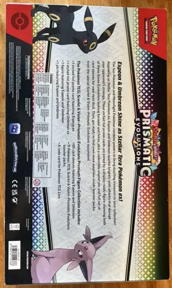 Pokemon TCG Prismatic Evolutions Premium Figure Collection Box New Sealed - Image 5