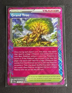 Grand Tree 136/142 Sv07: Stellar Crown Holo Ace SPEC Rare Pokemon Near Mint - Image 1