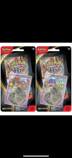 Pokemon TCG Mega Evolution Checklane Booster Blister Set - Drifloon & Drifblim - Image 2