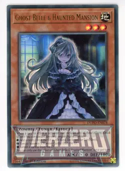 Yugioh Ghost Belle & Haunted Mansion DUPO-EN078 Ultra Rare 1st Edition NM/LP - Image 1