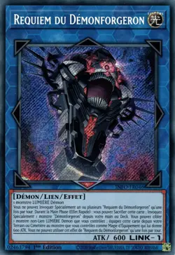 Yu Gi Oh ! Requiem du Demonforgeron INFO-FR046 Secret Rare en Francais - Image 1