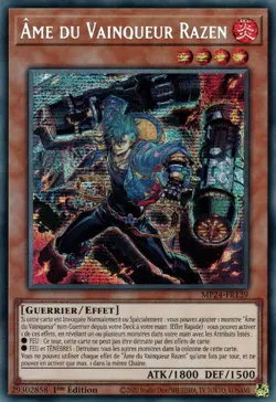 Yu Gi Oh ! Ame du Vainqueur Razen MP24-FR139 Secret Rare en Francais - Image 1