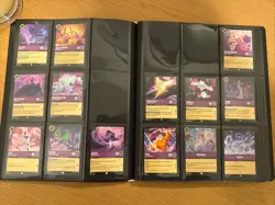 Disney Lorcana The First Chapter 142 Card Partial Set W/ Foils, Promo and Binder - Image 5