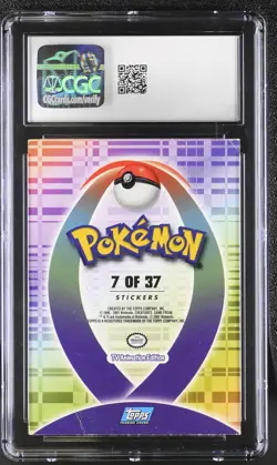 CGC 4 Umbreon 2001 Johto League Champions 7 of 37 Sticker Pokemon Card - Image 2