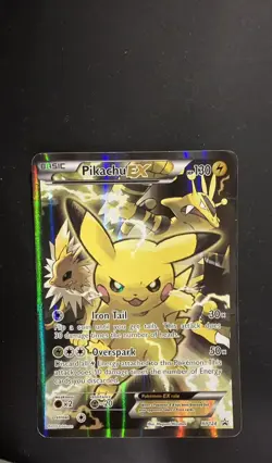 Pikachu EX Full Art Holo Promo Card XY124 - Image 1