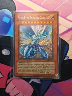 Yu-Gi-Oh! TCG Blue-Eyes Shining Dragon Secret Rare Card RP02-EN096 Near Mint NM - Image 2