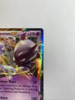 Mewtwo EX - 61/162 - Pokemon Breakthrough XY Ultra Rare Card LP - Image 2
