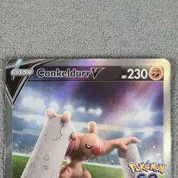 Conkeldurr V 074/078 Ultra Rare Holo Foil Pokemon Go (PGO) Card Set TCG - NM/M - Image 3