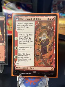 The Legend of Roku (0145) Avatar Airbender TLA, Magic MtG, Plus 4 Bonus R Cards - Image 2