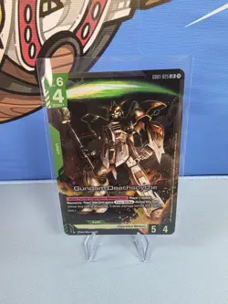 Gundam Deathscythe Gundam The Card Game G001-025 LR Legendary Rare Holo Foil - Image 1