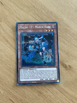 Maliss P March Hare Alin Secret Rare Card Yu-Gi-Oh Euro Edition - Image 1