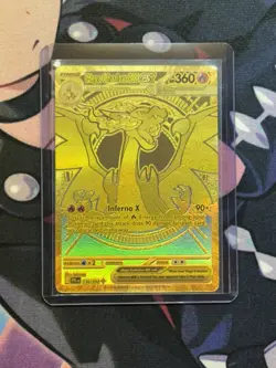 Mega Charizard X EX Phantasmal Flames Near Mint Card 130/094 Read Description - Image 1