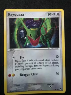 Pokemon TCG Rayquaza Holo Rare Card 3/17 Pop Series 1 Promos NM Condition - Image 1