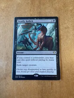 Magic the Gathering Deadly Rollick - Commander 2020 (C20) Card - Image 1