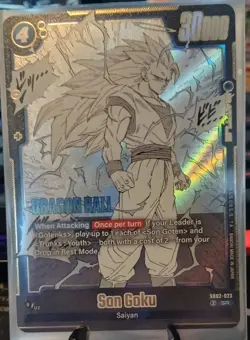 Dragon Ball Super Card Game Super Manga Booster 2 Son Goku SB02-023SR - Image 1