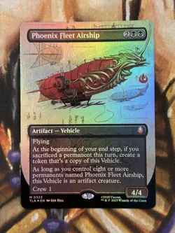 FOIL Phoenix Fleet Airship (Borderless) 323 MTG Avatar: The Last Airbender - NM - Image 1