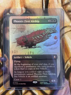 FOIL Phoenix Fleet Airship (Borderless) 323 MTG Avatar: The Last Airbender - NM - Image 3