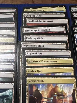 HUGE Lot of 50 of common and Uncommon Non-Basic Lands - MTG Magic NM - Image 4