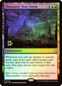 MTG FOIL Thousand-Year Storm Prerelease Foundations - Promo: Date Stamped #248 - Image 1