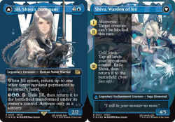 x1 Jill, Shiva's Dominant // Shiva, Warden of Ice - Surge Foil - Borderless R MT - Image 1