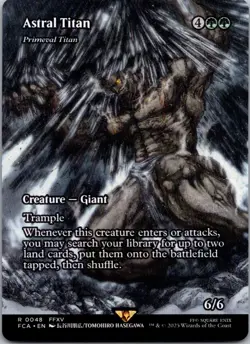 Astral Titan - Primeval Titan (Showcase) R FINAL FANTASY: Through the Ages 48 NM - Image 1
