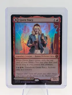 Magic The Gathering Spider-Man Gwen Stacy #0078 Foil - Image 1