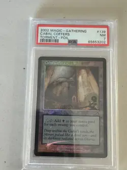 MTG: Torment: Cabal Coffers (Foil) - Graded PSA NM 7 - Image 1