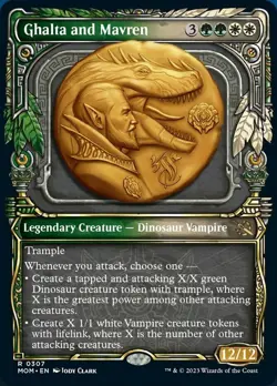 Near Mint, English - 1 x MTG Ghalta and Mavren - Showcase March of the Machine - Image 1