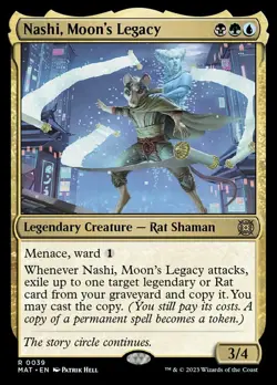 Near Mint, English - 4 x MTG Nashi, Moon's Legacy March of the Machine: The Afte - Image 1